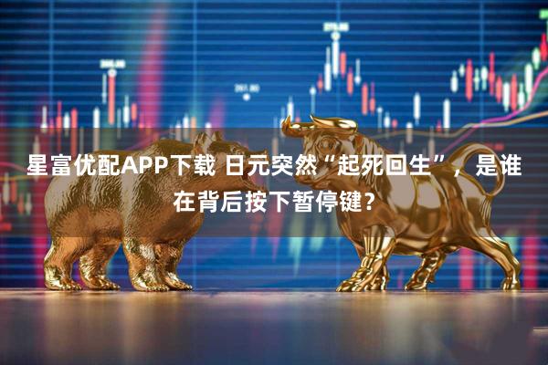 星富优配APP下载 日元突然“起死回生”，是谁在背后按下暂停键？