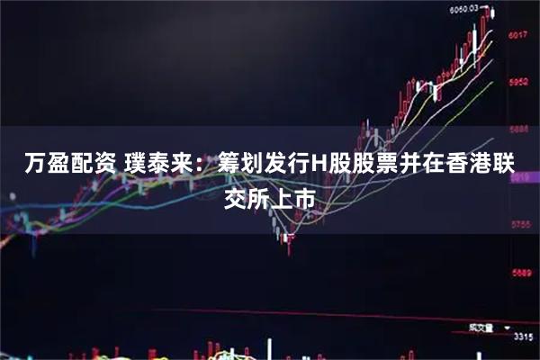 万盈配资 璞泰来：筹划发行H股股票并在香港联交所上市