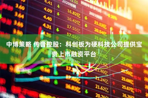 中博策略 传音控股：科创板为硬科技公司提供宝贵上市融资平台
